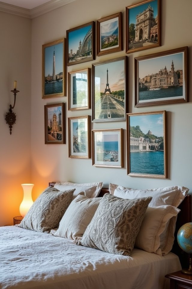 vibrant travel photo montage