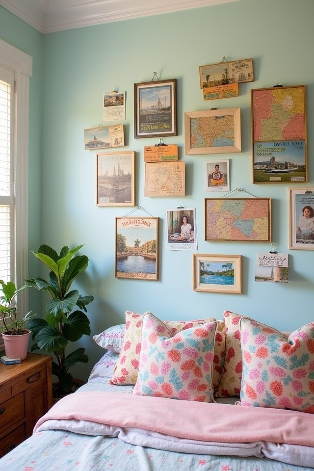 vibrant travel souvenir showcase