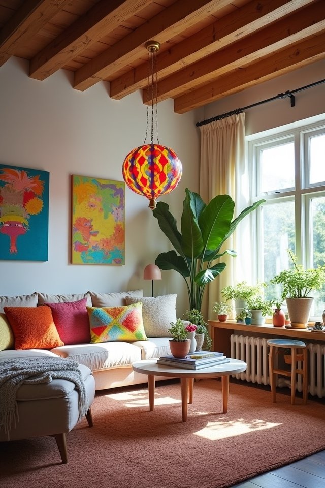 vibrant unique light fixtures