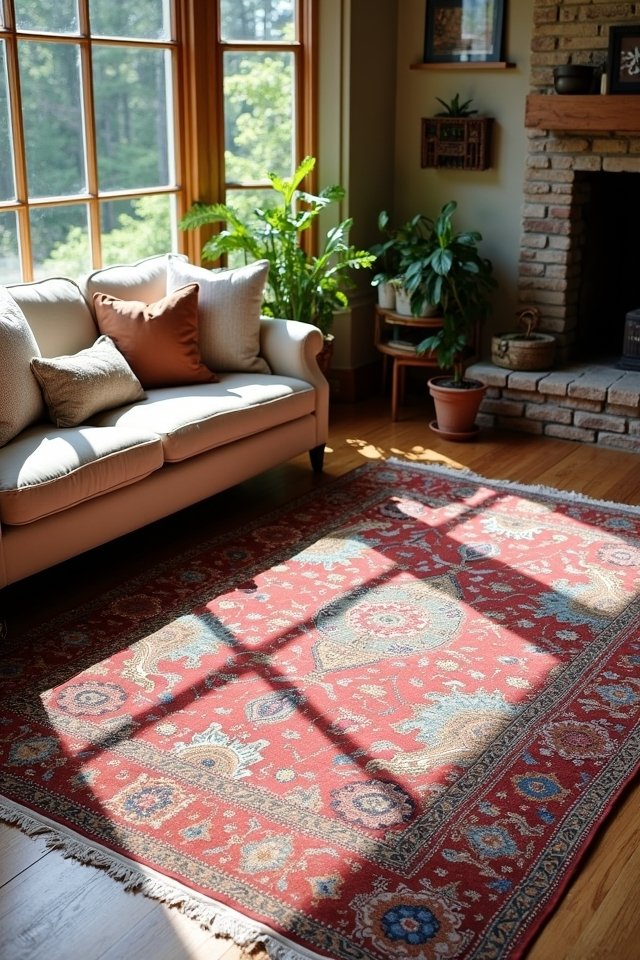 vibrant vintage persian rugs