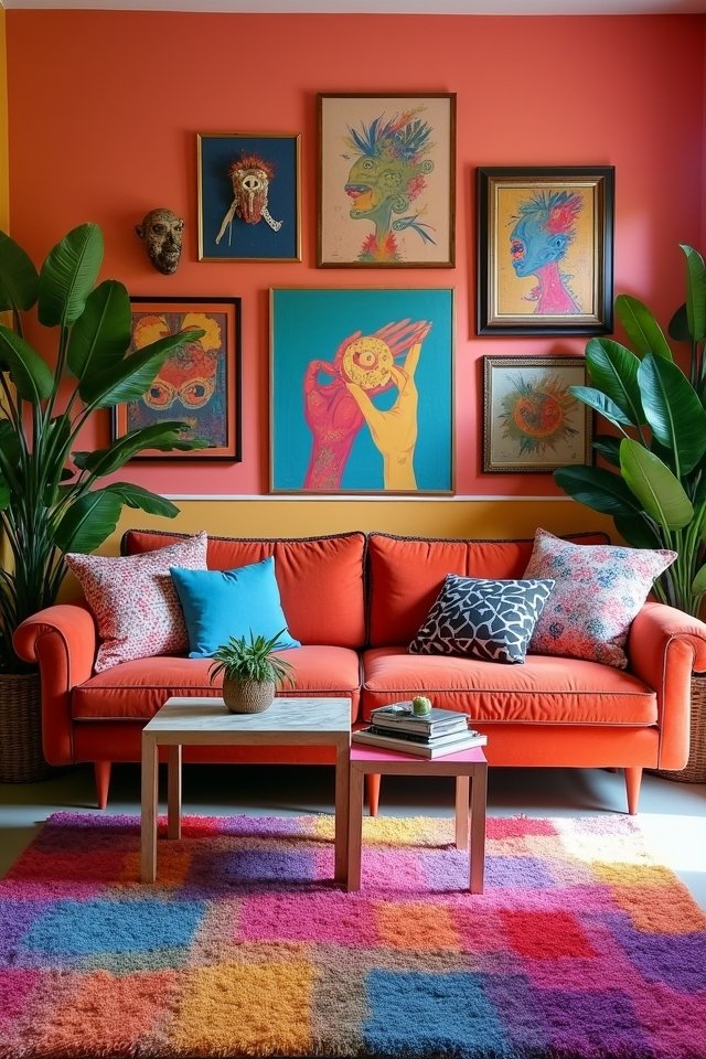 vibrant wall art expressions