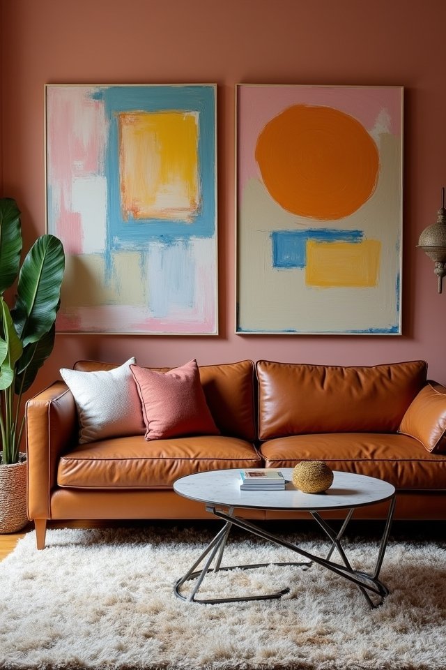 vibrant wall art ideas