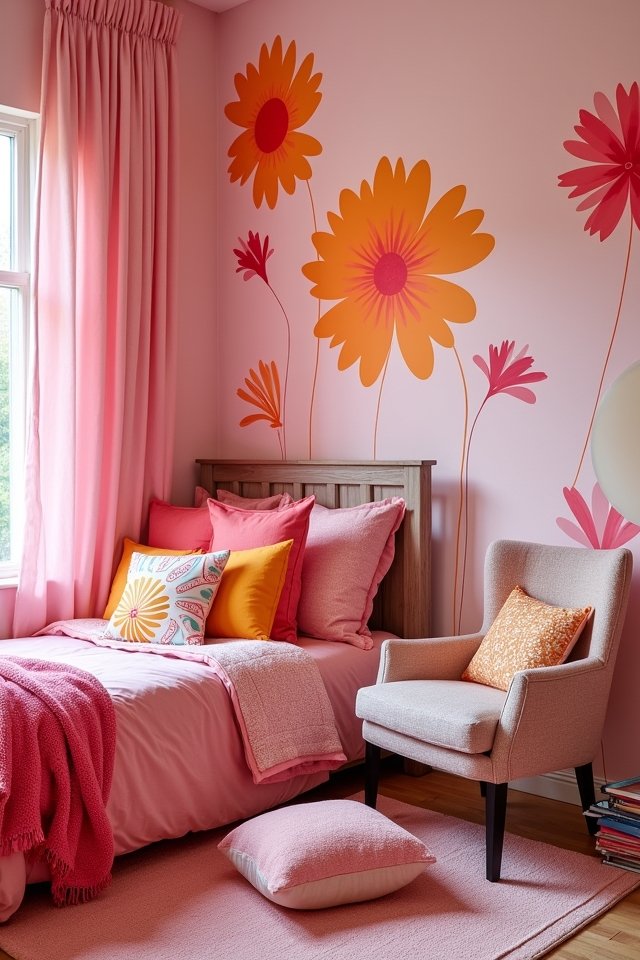 vibrant wall decor transformation