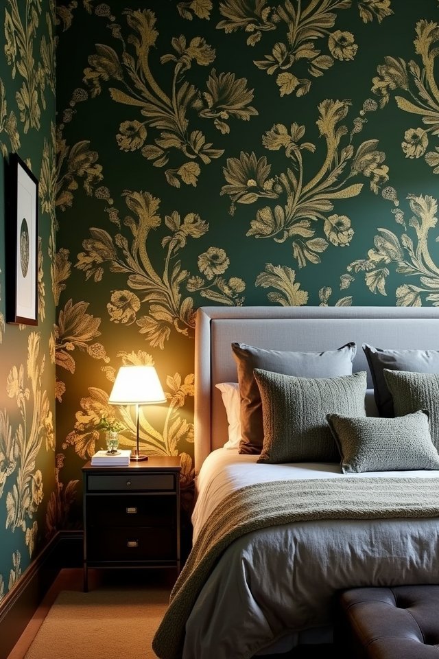 vibrant wallpaper transforms spaces