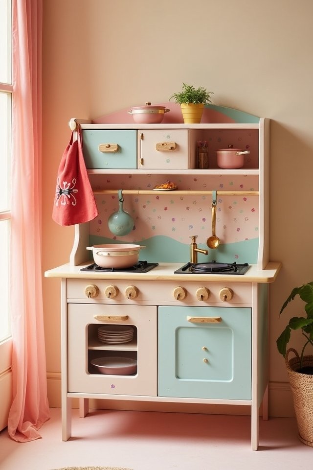 vibrant wooden culinary playset