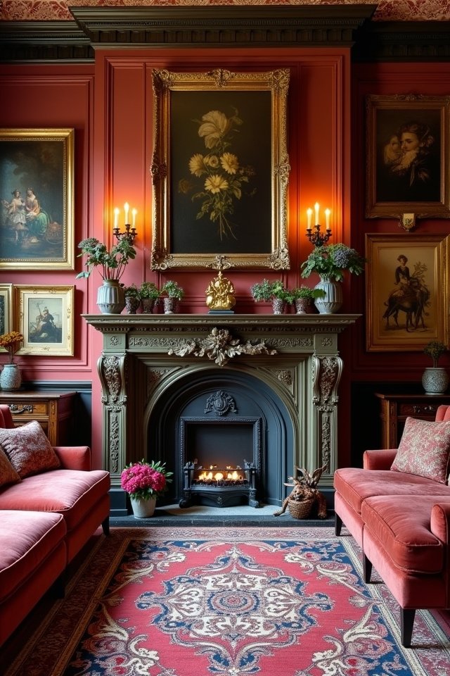 victorian vintage wall decor