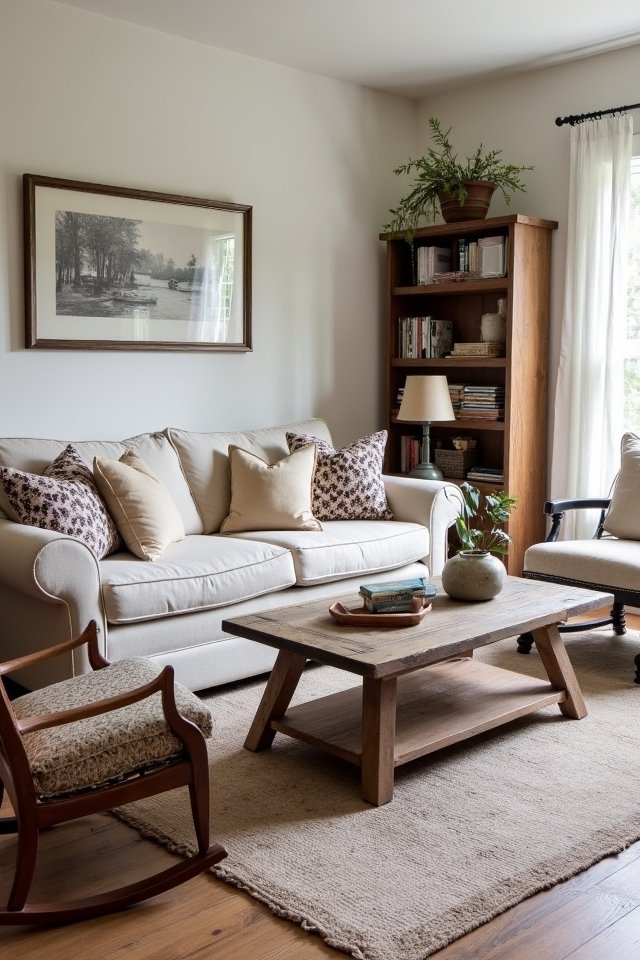 vintage accents create charm