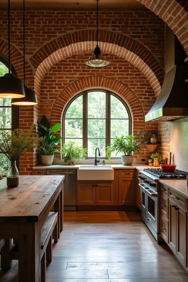 vintage brick arch elegance