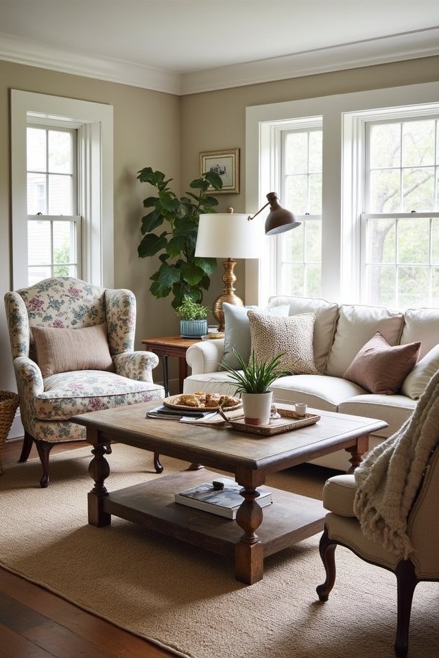 vintage charm and warmth