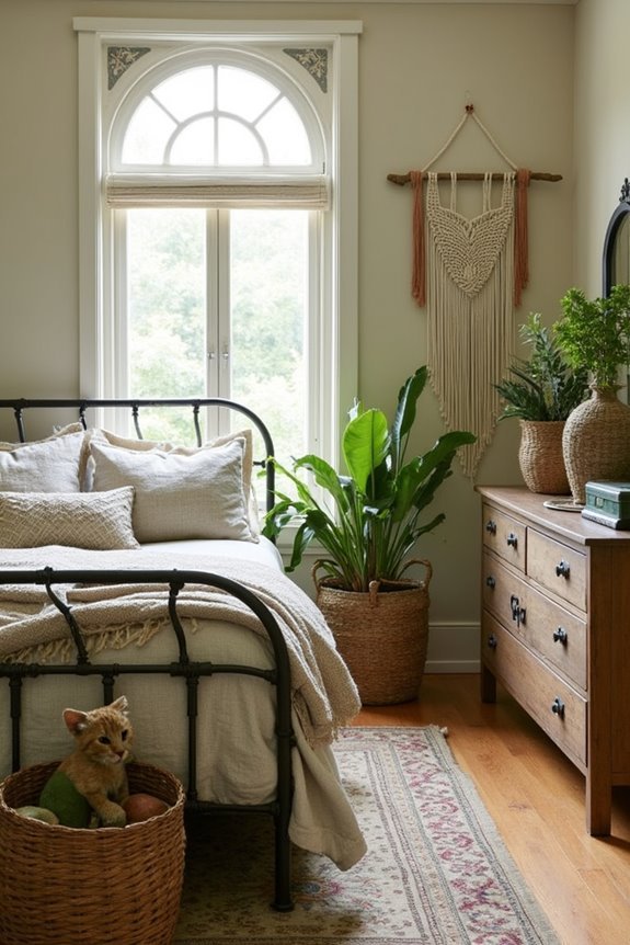vintage charm enhances decor