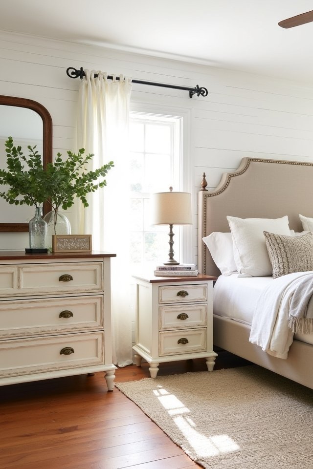 vintage charm for bedrooms