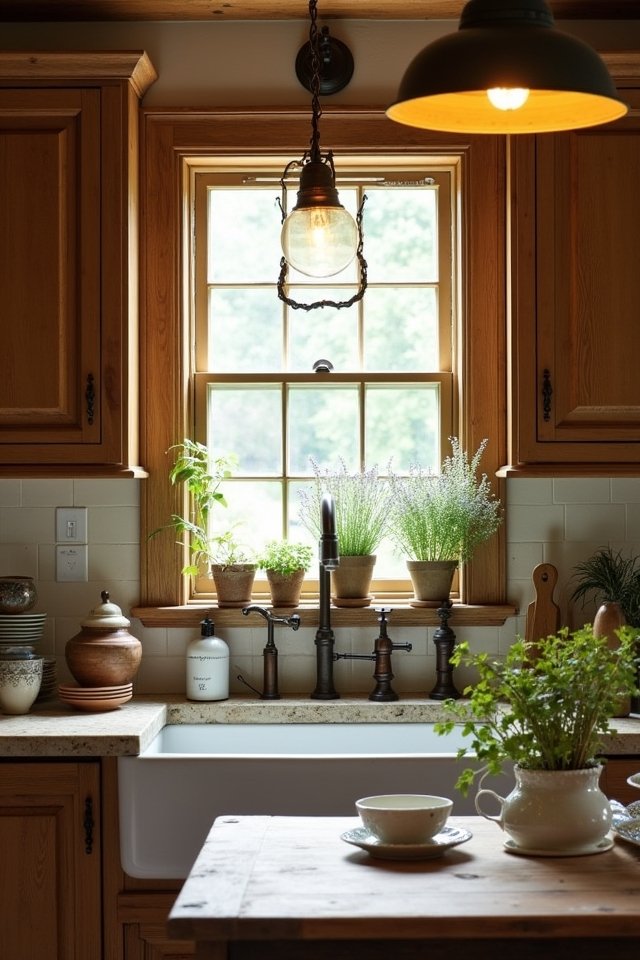 vintage charm illuminates kitchens