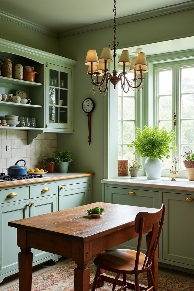 vintage charm in kitchen