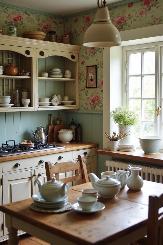 vintage charm in kitchens
