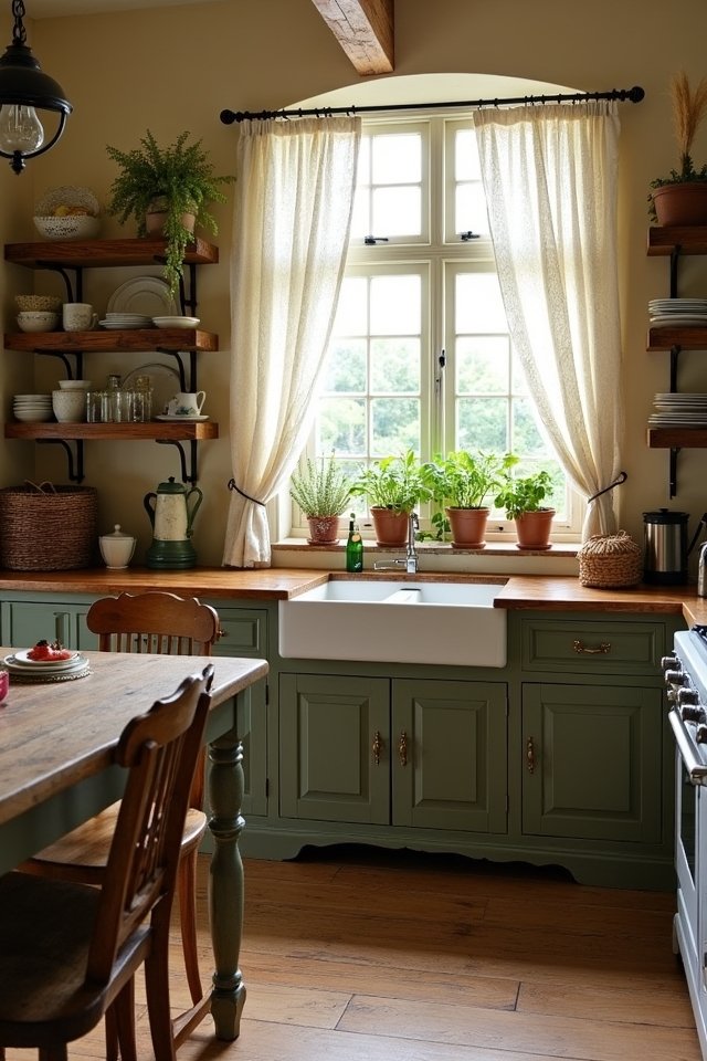 vintage charm in kitchens