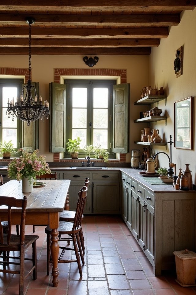 vintage charm in kitchens