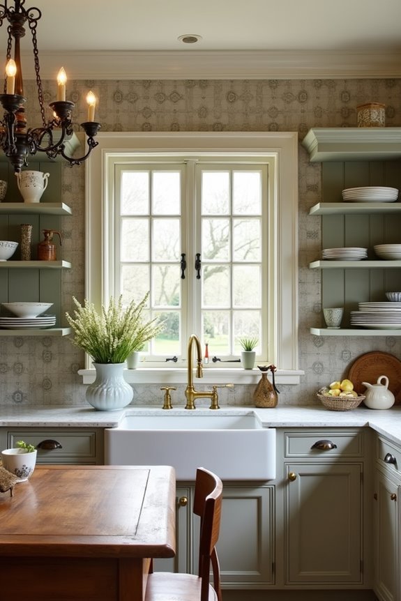 vintage charm in kitchens