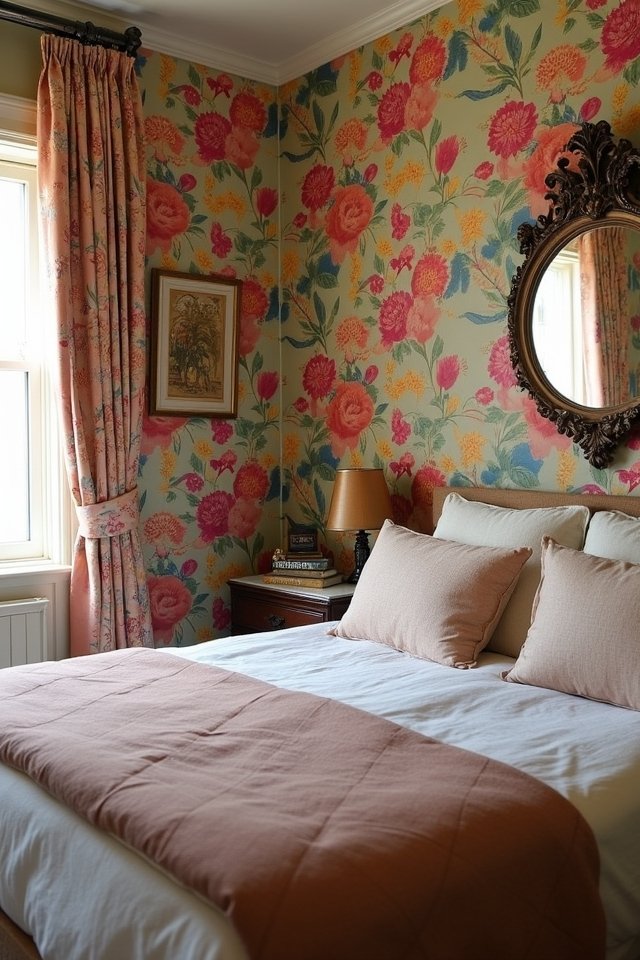 vintage charm through prints