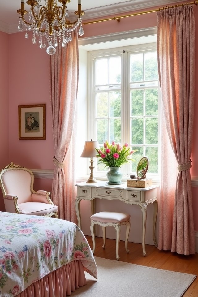 vintage charm with pink