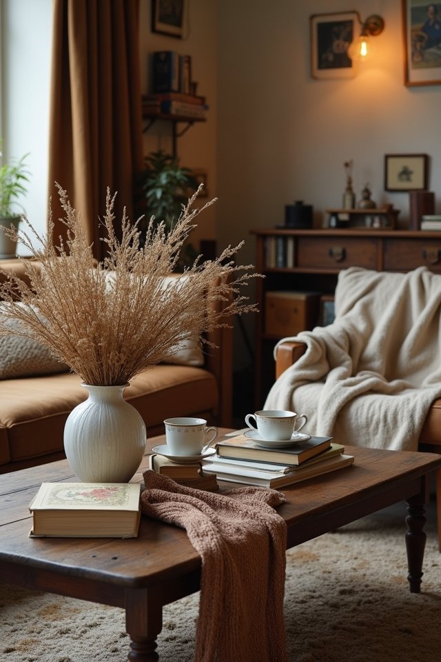 vintage coffee table charm