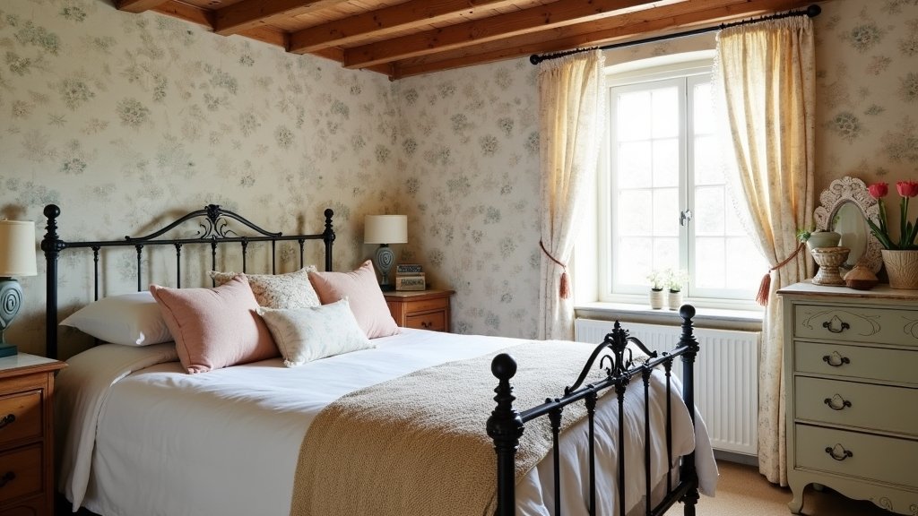 vintage cozy cottage bedrooms