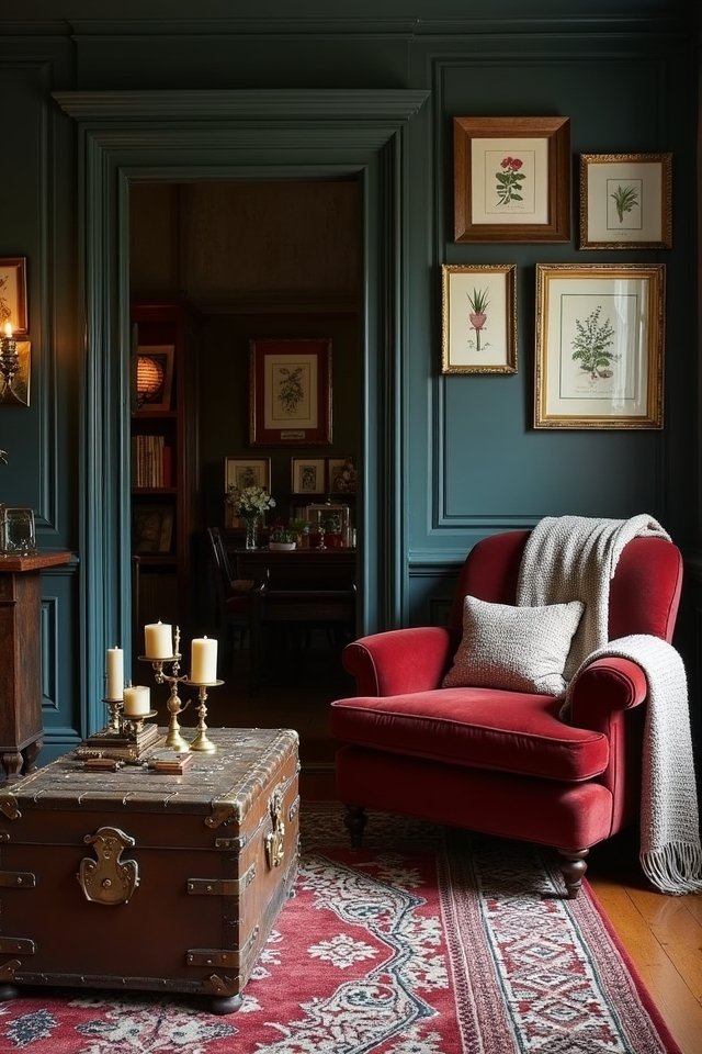 vintage decor enhances comfort