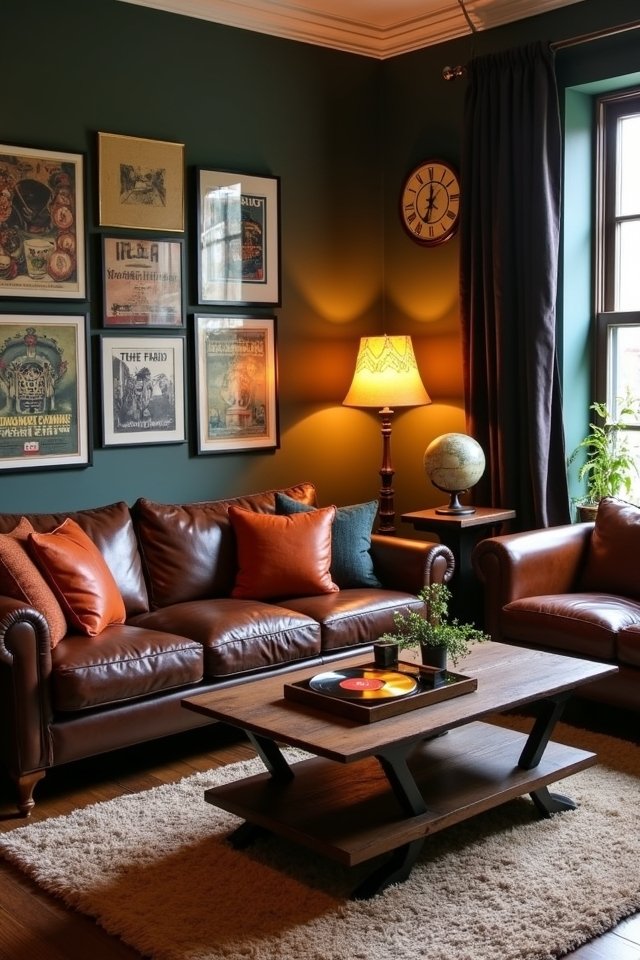 vintage decor for masculinity