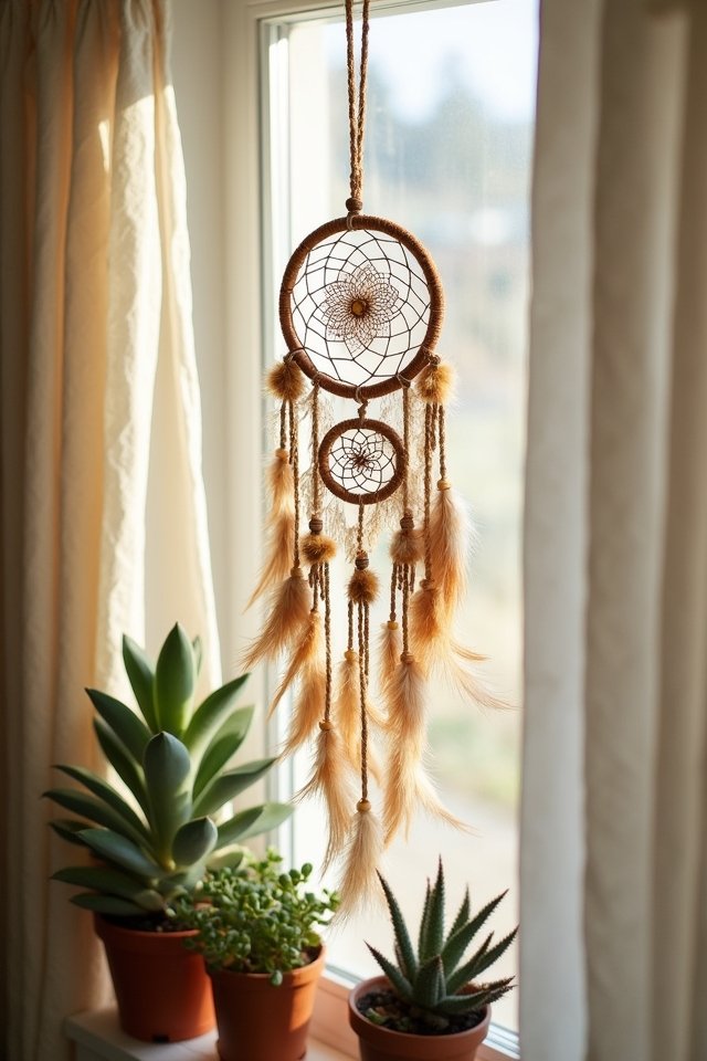 vintage dreamcatcher decor idea