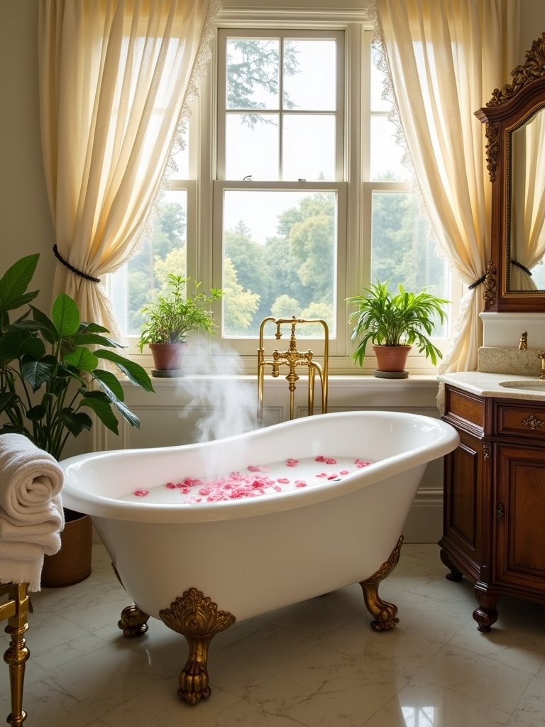 vintage elegance for bathrooms