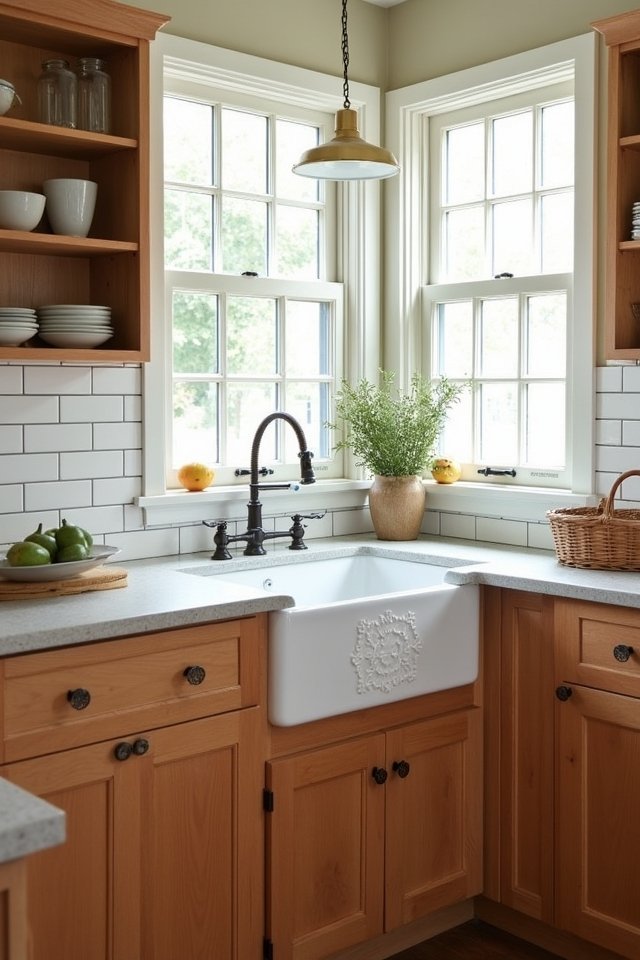 vintage farmhouse sink charm