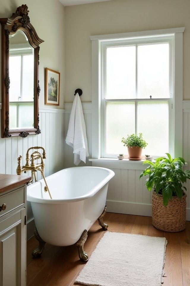 vintage fixtures enhance charm