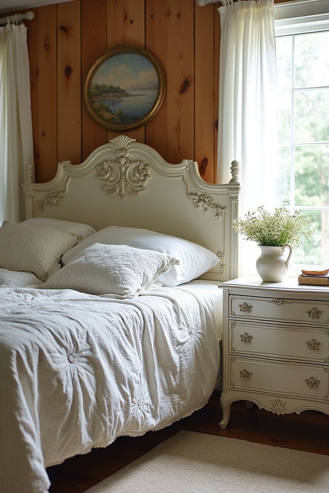 vintage floral dresser set