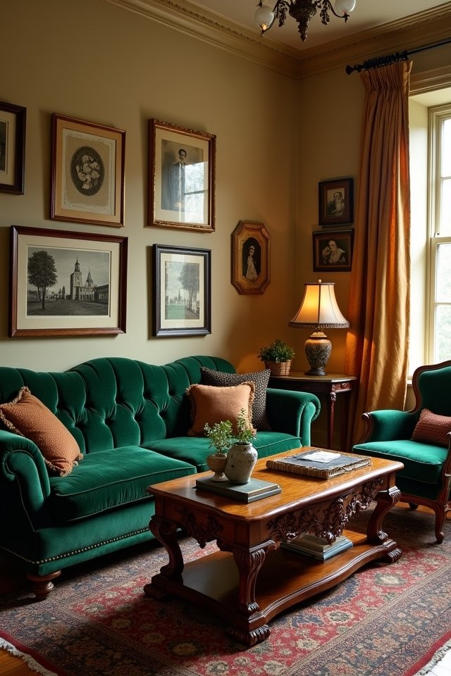 vintage furniture adds character