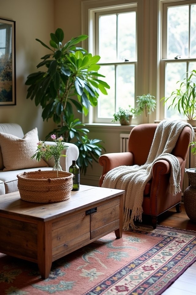 vintage furniture adds character