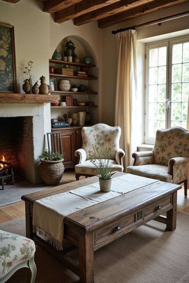 vintage furniture adds charm