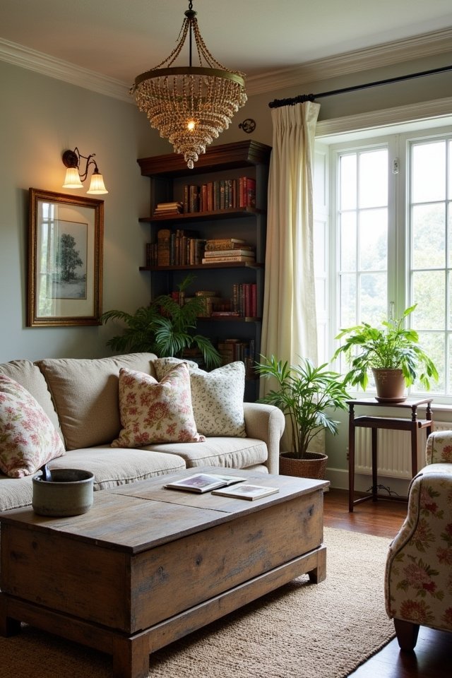 vintage furniture adds charm