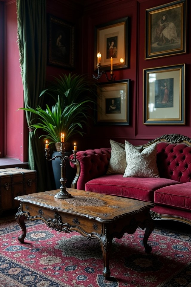 vintage furniture with character