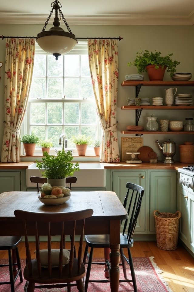 vintage kitchen charm accents