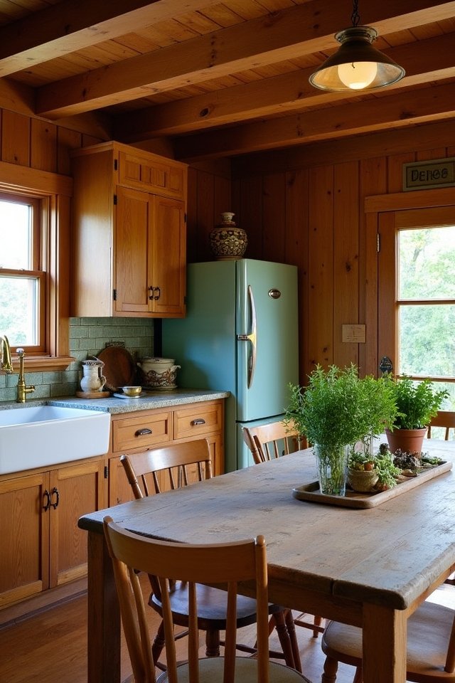 vintage kitchen craftsmanship accents