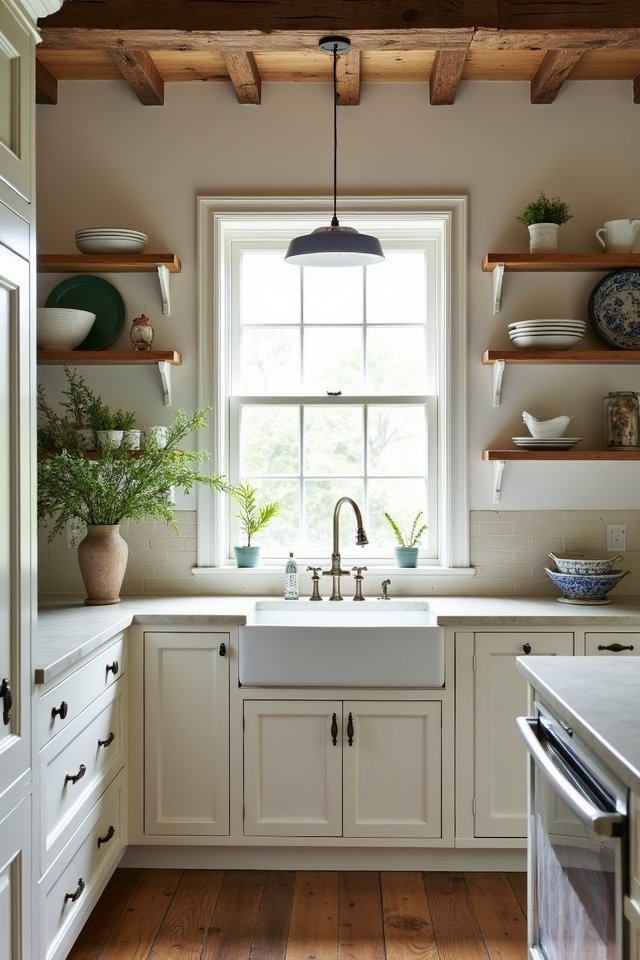 vintage kitchen with character