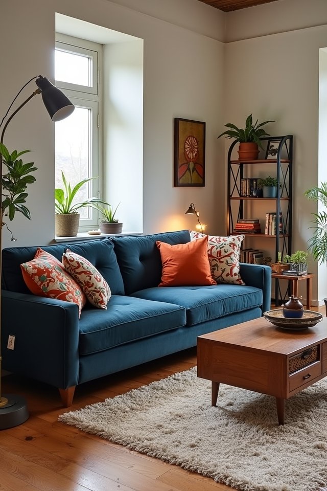 vintage living room decor