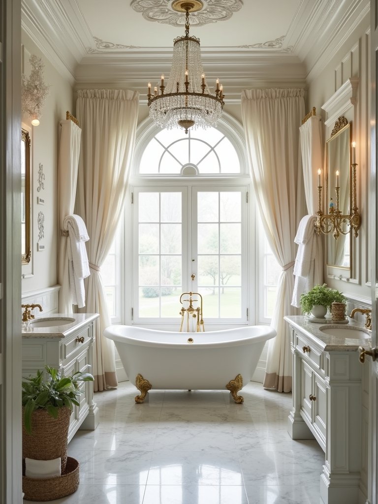 vintage luxury bathroom elements