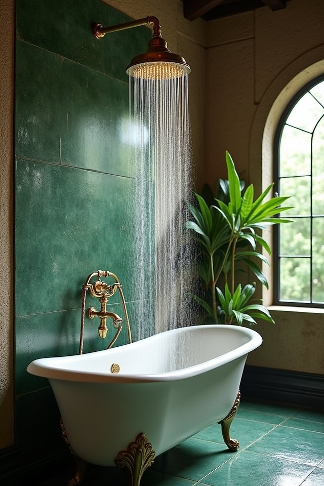 vintage luxury shower experience