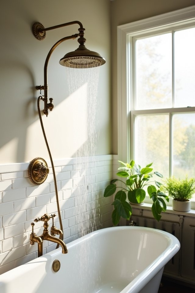 vintage luxury shower experience