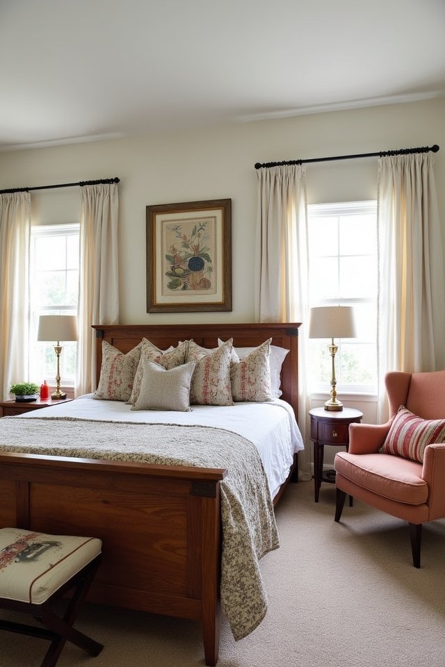 vintage modern furnishings blend