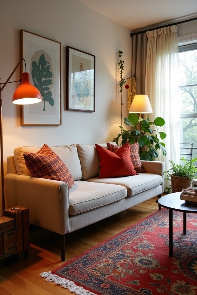 vintage modern living room