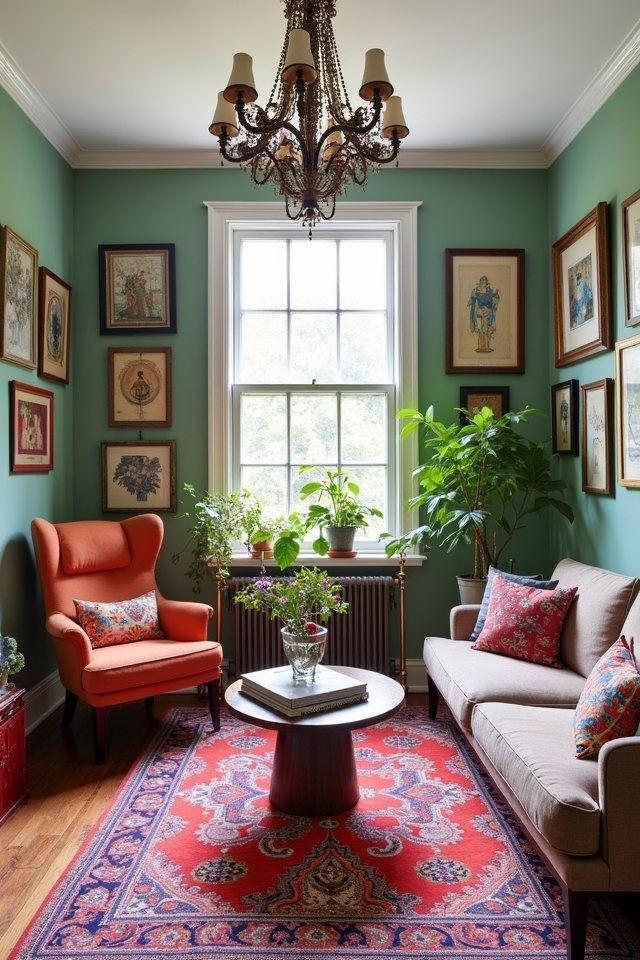 vintage modern living room blend