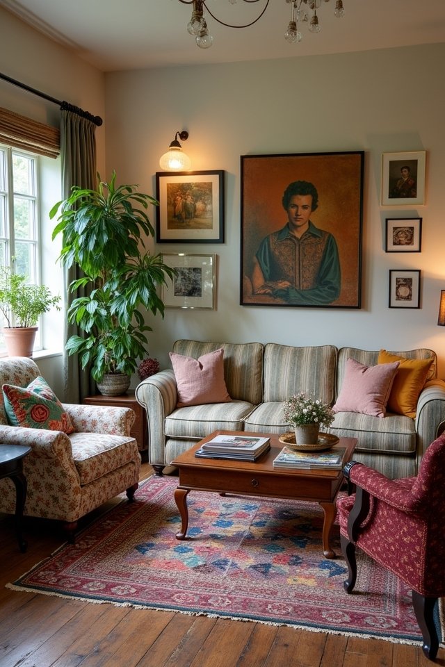vintage patterns mix delightfully