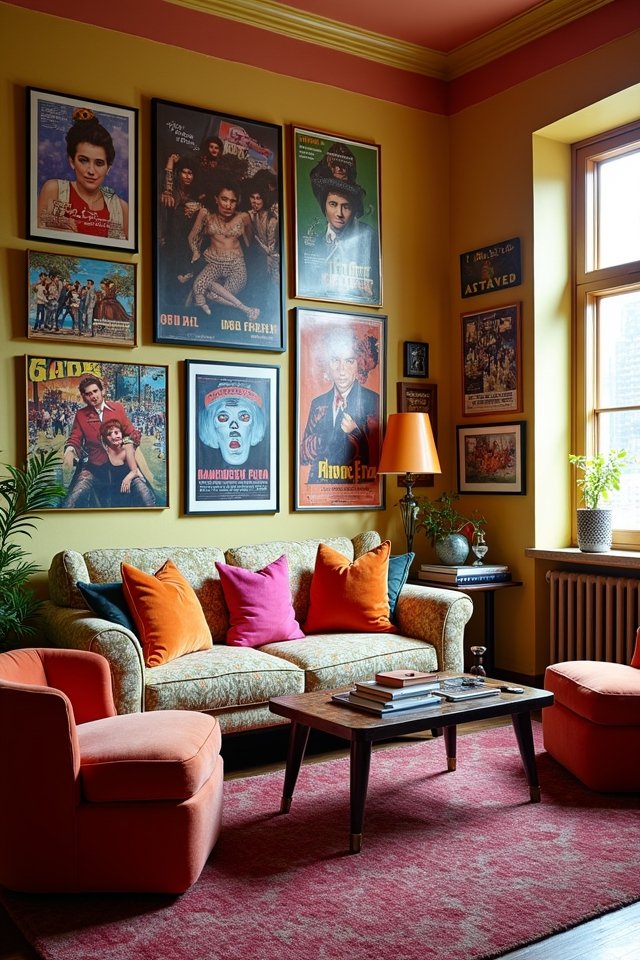 vintage posters add personality