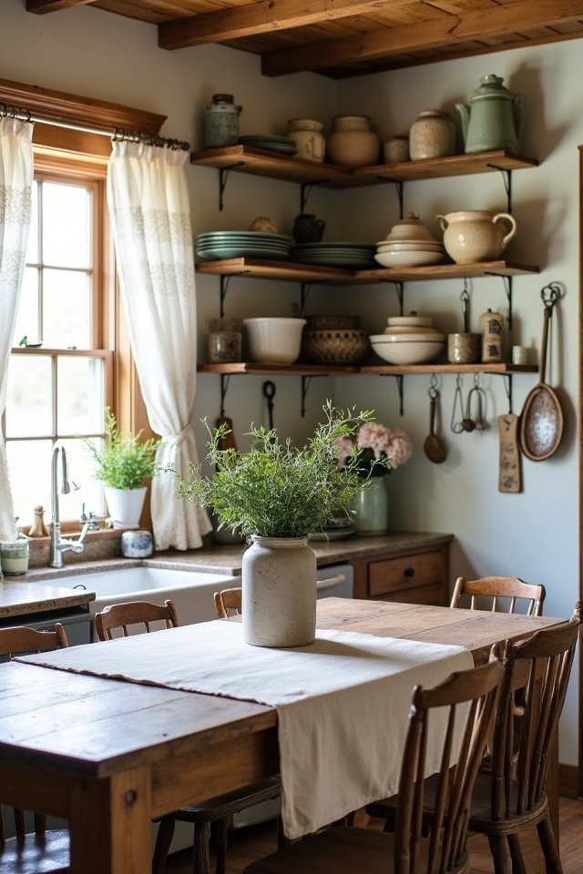 vintage rustic kitchen decor